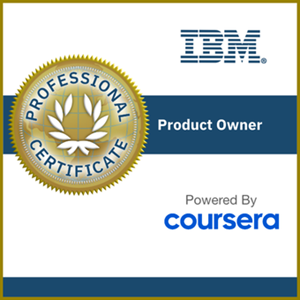 IBM Product Owner Certificate Badge
